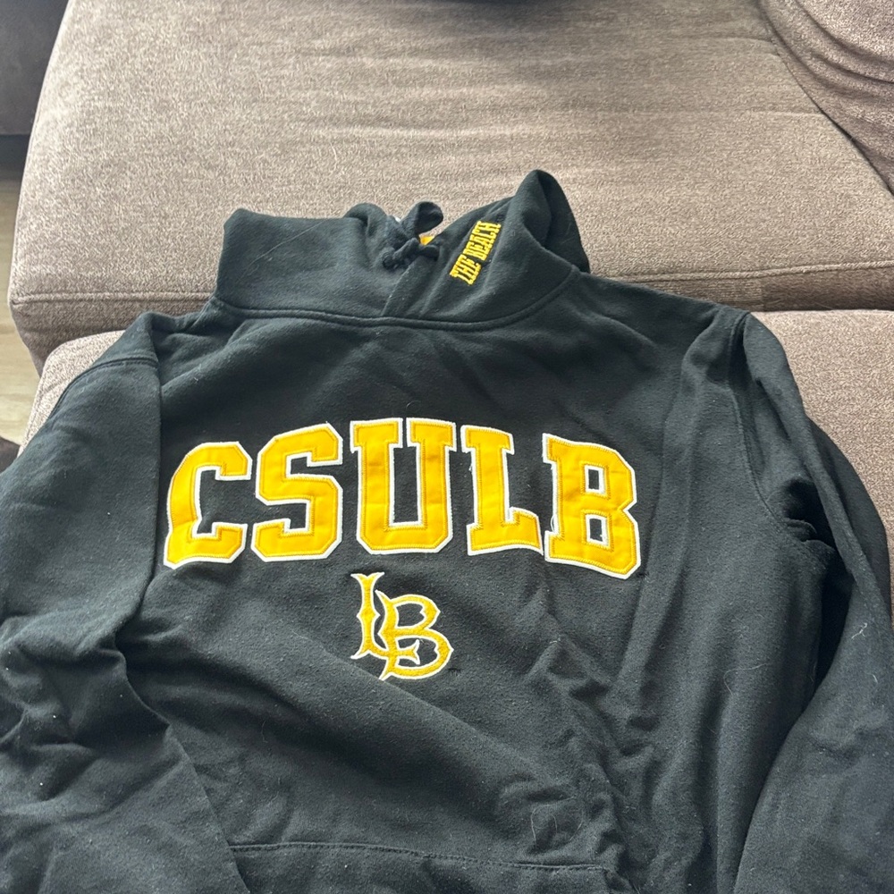 Stadium Athletics Black and Gold CSULB Sweatshirt